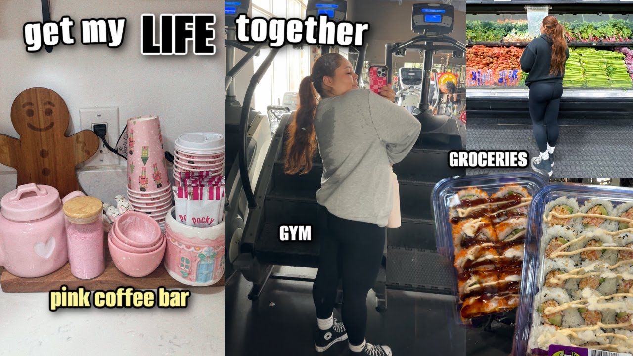 Getting MY LIFE together *December edition* reset day, grocery shopping, gym