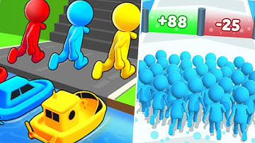 Shape Transform vs Count Master walkthrough android, ios mobile games