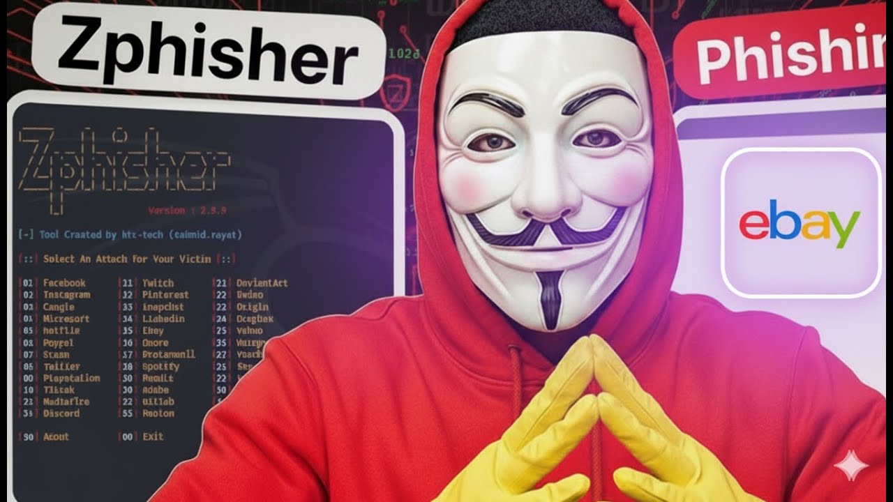 ZPhisher for eBay | Ethical Hacking Tutorial to Detect and Stop Phishing Scams