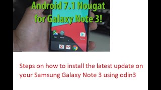 Update Samsung Galaxy Note 3 N900 NEO to Android 7.1 Nougat via LineageOS 14.1 Update Samsung Galaxy Note 3 N900 NEO to Android 7.1 Nougat via LineageOS 14.1