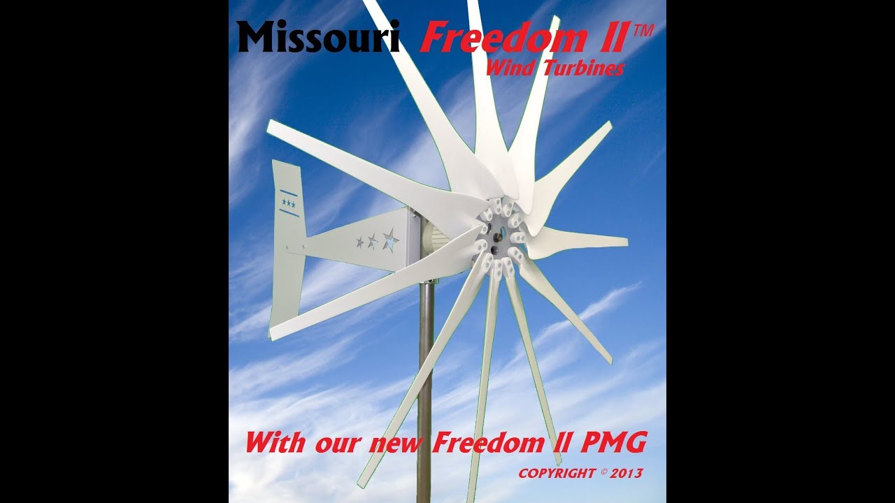 Missouri Wind and Solar General Freedom ll PMG Wind Turbine output