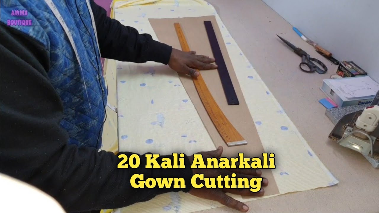 Panel Frock Kaliyon Wali Frock Kali Kurti/Frock/Dress Cutting with full  Measurement (Part 1) - YouTube
