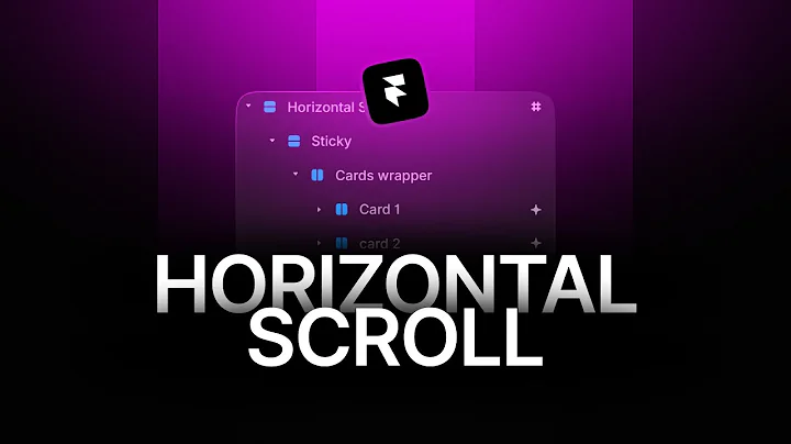 Framer Horizontal Scroll tutorial