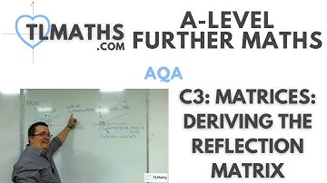 A-Level Further Maths: C3-04 Matrices: AQA ONLY Deriving the Reflection Matrix
