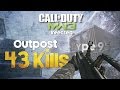 Survived mw3 infected moab in outpost  43 kills