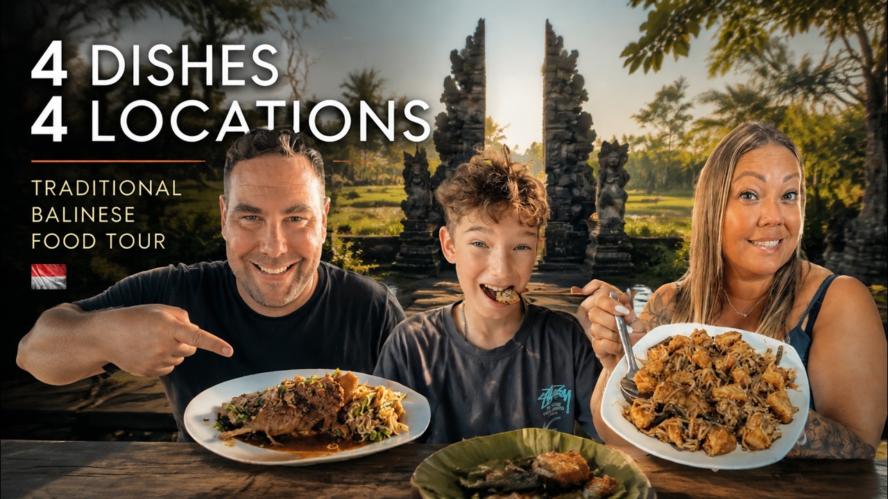 Traditional Balinese Food Tour: 4 Dishes In 4 Locations 🇮🇩