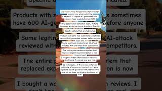 I found out AI is now writing most of the fake reviews on products I rely on to make purchasing