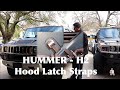 How To Replace Hood Latch Rubber Straps on HUMMER | How To Change HUMMER Side Hood Latches