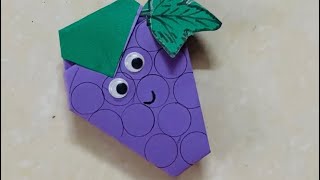 Easy grape 🍇 | origami fruit step by step instructions | origami craft