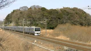 常磐線を失踪する　JR東日本 E531系