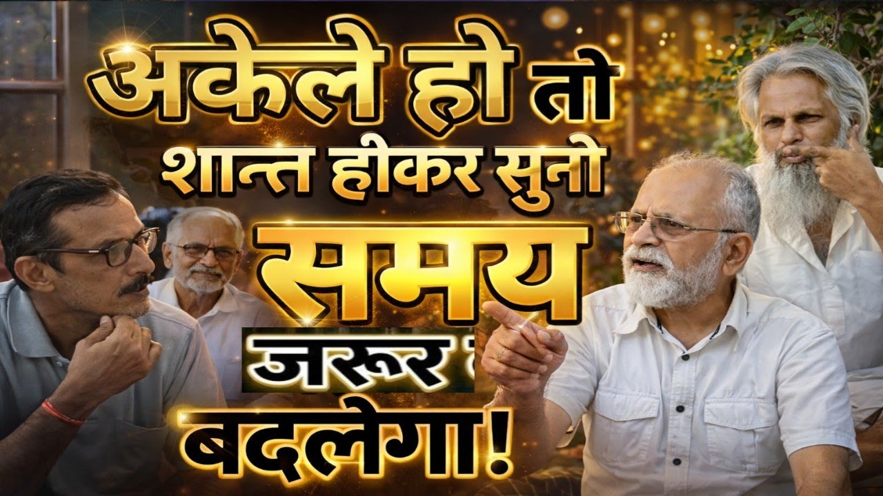 अकेले हो तो शान्त होकर सुनो, समय जरूर बदलेगा | akele ho to shant hokar suno ,samay jaroor badlega!