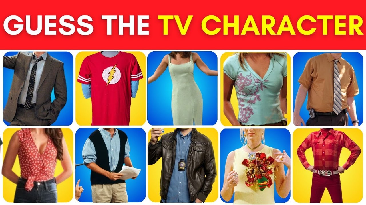 Угадай персонажа телешоу по культовому наряду 📺 | 30 персонажей ситкомов | Викторина по телешоу