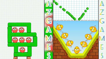 Draw To Smash - Save The Doge vs Hide Ball: Brain Teaser - All Levels Walkthrough Gameplay,Part 45.