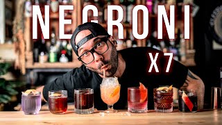 7 DIFFERENT NEGRONI COCKTAILS  How far is too far?