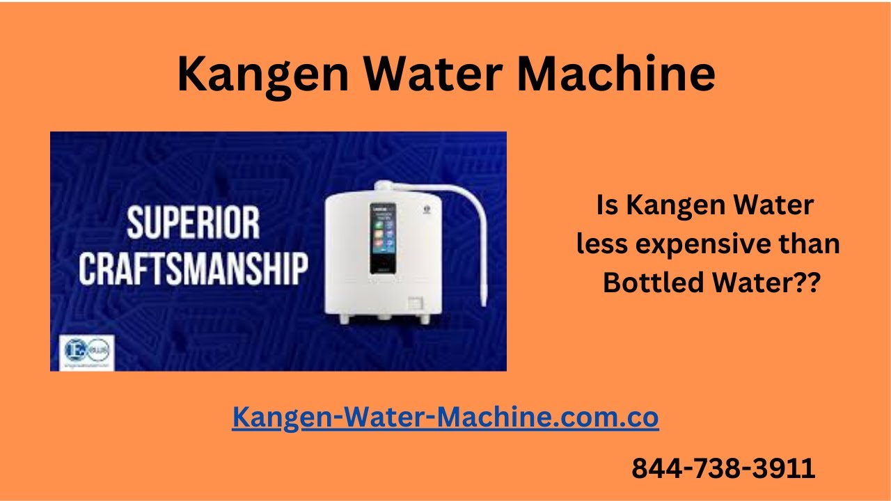 How much does a kangen water machine cost? YouTube