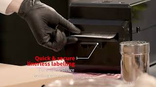Toshiba BV420D-GL Linerless Label Printer | Labeling Solution for Cloud Kitchens & F&B Businesses