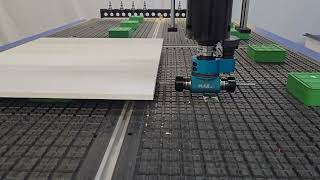 Cnc Router 510-Atc Side Drilling Demo With Bvc Vacuum Cup Maxcnc.ca