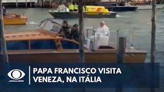 Papa Francisco visita a cidade de Veneza, na Itália