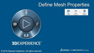 Define Mesh Properties (Assign a Section) in 3DEXPERIENCE