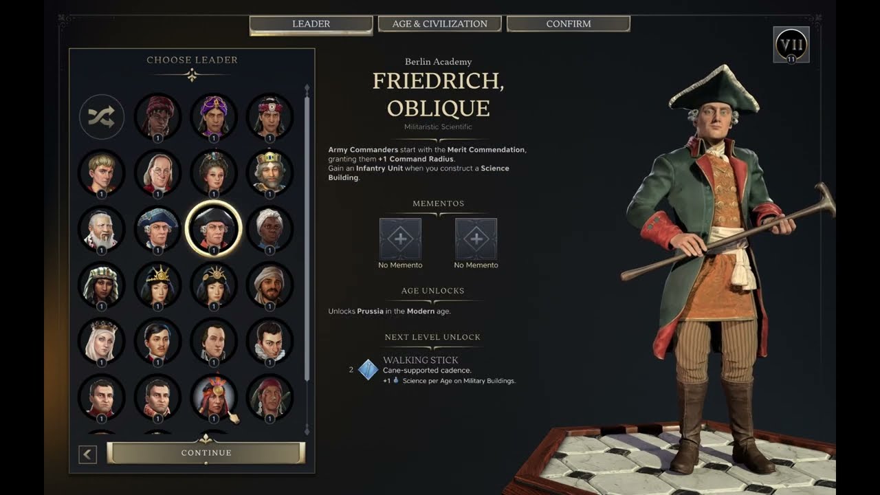 Civ7 Friedrich Dominance Victory? part 1