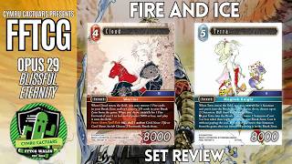 Fire & Ice Opus 29 Blissful Eternity Set Review // FFTCG // Cymru Cactuars