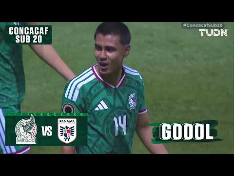 ¡EL TERCERO! Gran gol de Orozco | México vs Panamá | Premundial Sub-20 - Cuartos de Final | TUDN
