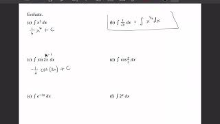 Calculus Lecture 4.8 Antiderivatives