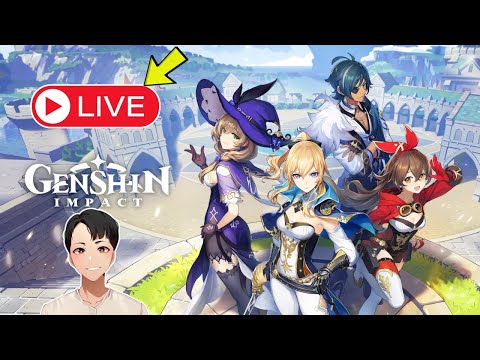 First Vtuber Model? I Need to BEAT Genshin's Story + Co-op! | Chatting! Gaming! Reaction!