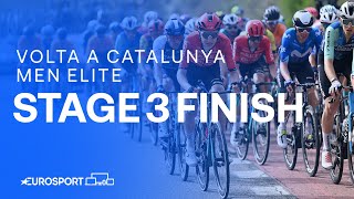 PHENOMENAL PERFORMANCE! 🤩 | Stage 3 Finish Volta a Catalunya 2024 | Eurosport Cycling