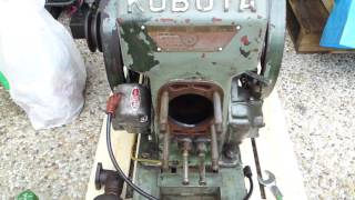 発動機「クボタ オートエンジンAN」（分解整備） Oil engine