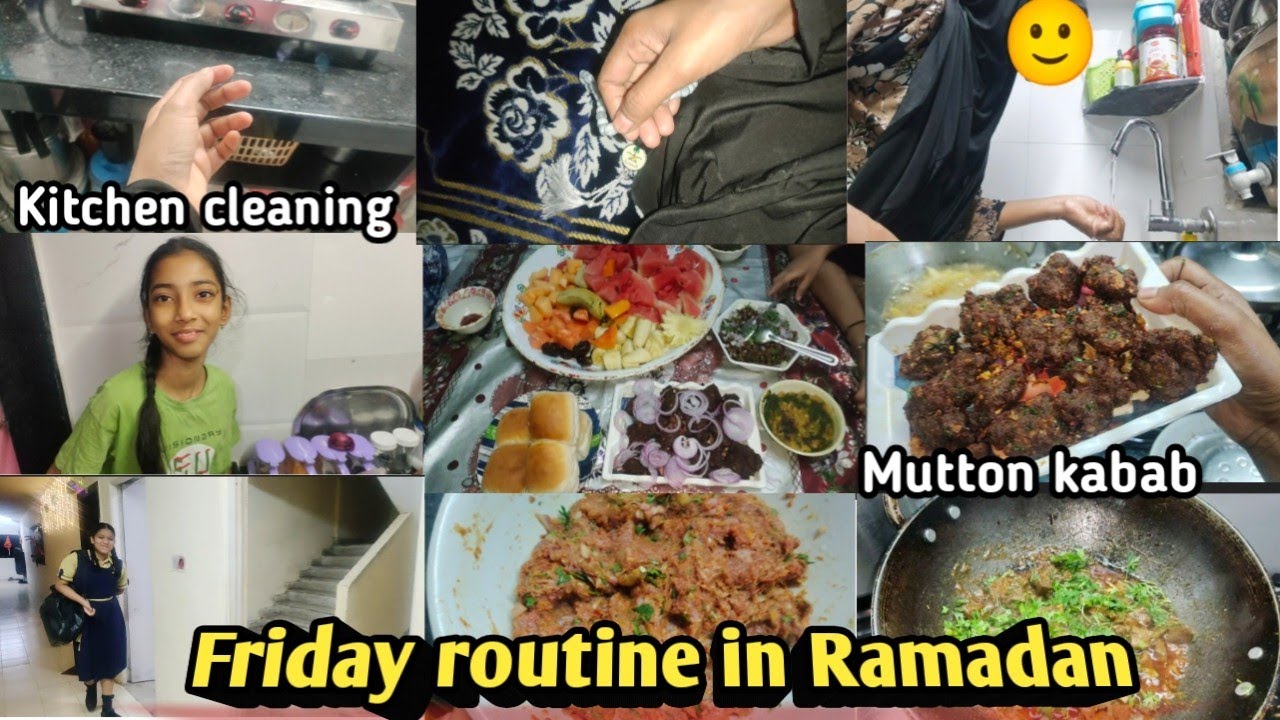 Ramadan Day 16 | Indian Housewife Friday routine in Ramadan | Kabab And Kaliji Sukka Recipe#vlog  