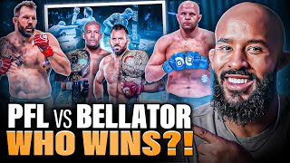 PFL vs BELLATOR: WHO WILL WIN?! | *FULL FIGHTS* BREAKDOWN!