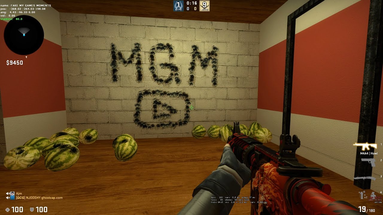 CSGO ZOMBIE SURVIVAL MOD MAP zm_blockcity_v2 On Ghostcap Server