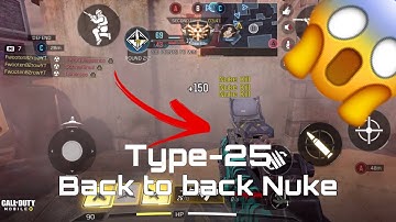 BEST BACK TO BACK CLASS SETUP TYPE-25|NUKE BOMB 😱