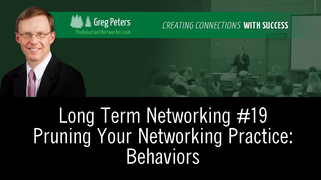 Networking 101: Long Term Networking Tutorial - #19 - YouTube
