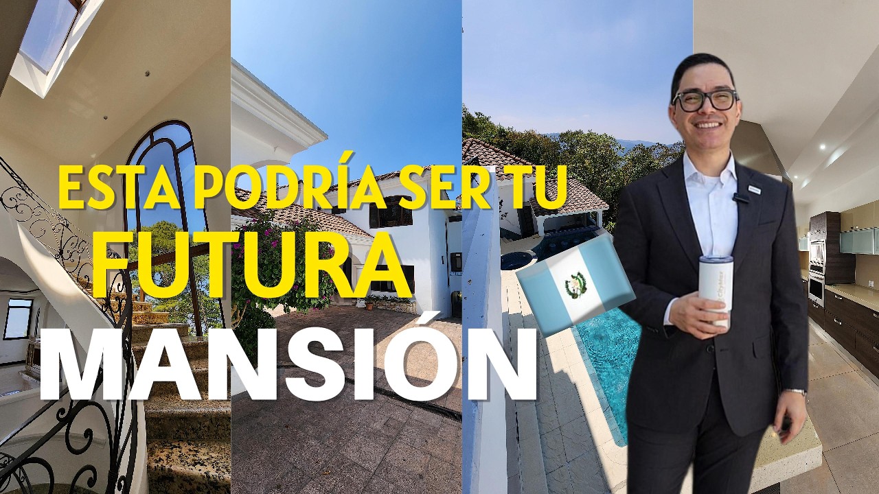 ¡La MANSIÓN que te MERECES, y lo mejor es que está en GUATEMALA! 🇬🇹🏘️