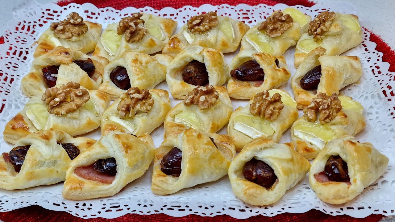 ✅️ Hojaldritos NAVIDEÑOS! Sorprende con estos aperitivos de hojaldre! #lacocinadenuberosaylila