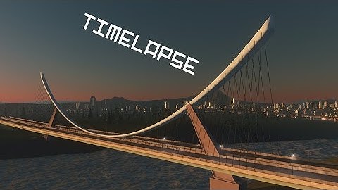 Blender: Timelapse creating Al Ittihad Bridge