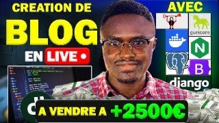 Créez un Blog en Forme de SaaS avec Django, PostgreSQL, Docker, Nginx  en 🔴 LIVE