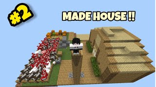 EPISODE 2 OF MY ONE BLOCK JOURNEY 🤩 | I BUILT A HOUSE | HINDI