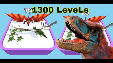 MERGE MASTER DİNOSAUR FUSİON Walkthrough (gameplay) androis–ios