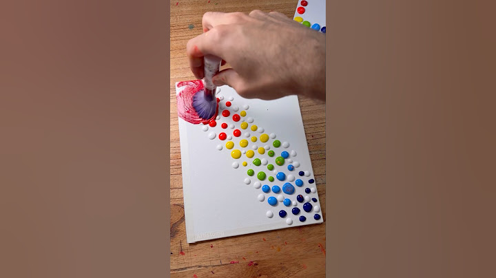 Satisfying Painting with Rainbow Colors Using a Make-up Brush! 🤩✨🎨 #artistomg #art #shortsart