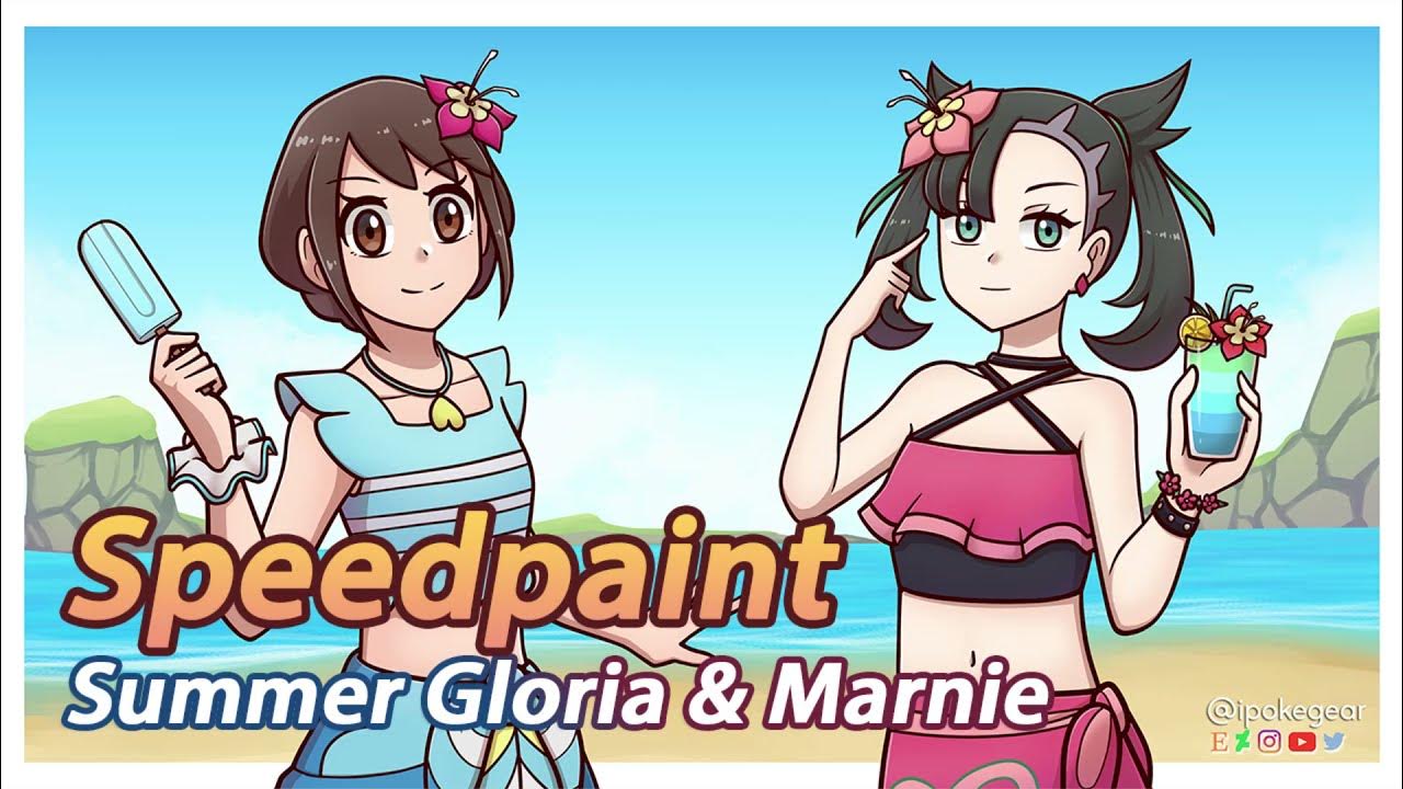 Gloria x. Pokemon marnie and gloria.