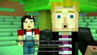 Minecraft Story Mode Episode 3 Lukas X Jesse (Romantic & Cute scenes)