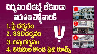 దర్శనం టికెట్లు లేకుండా తిరుపతి వెళ్ళేవారి కోసం | Tirupati Tour Planning In Telugu | Bhakthi Margam