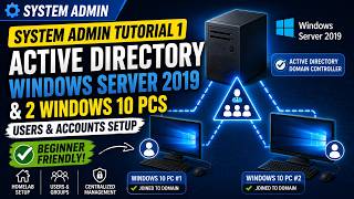 System Admin Tutorial 1 | Active Directory on Windows Server 2019