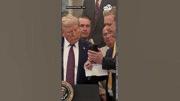 Trump says viral video showing someone throwing items out of White House window was AI generated