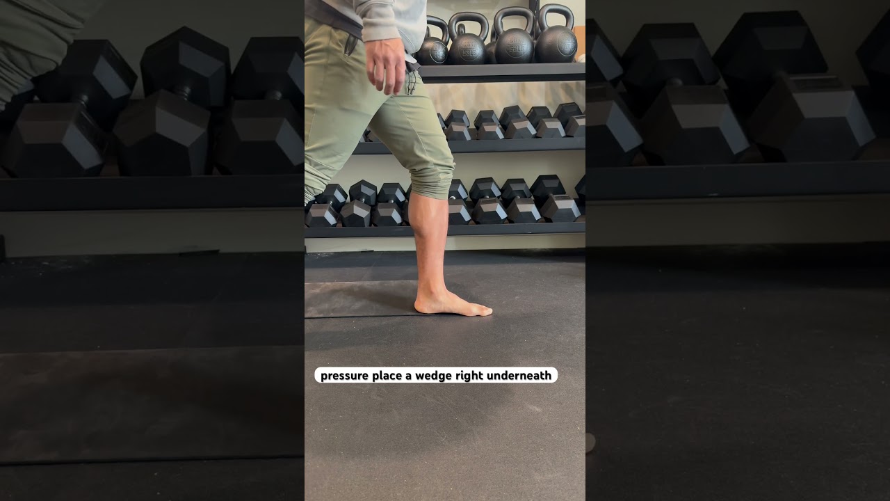Foot Pronation Mobility with Heel Wedge