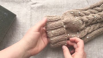 Awesome Trick to Weaving in Loose Ends in Ribbing
