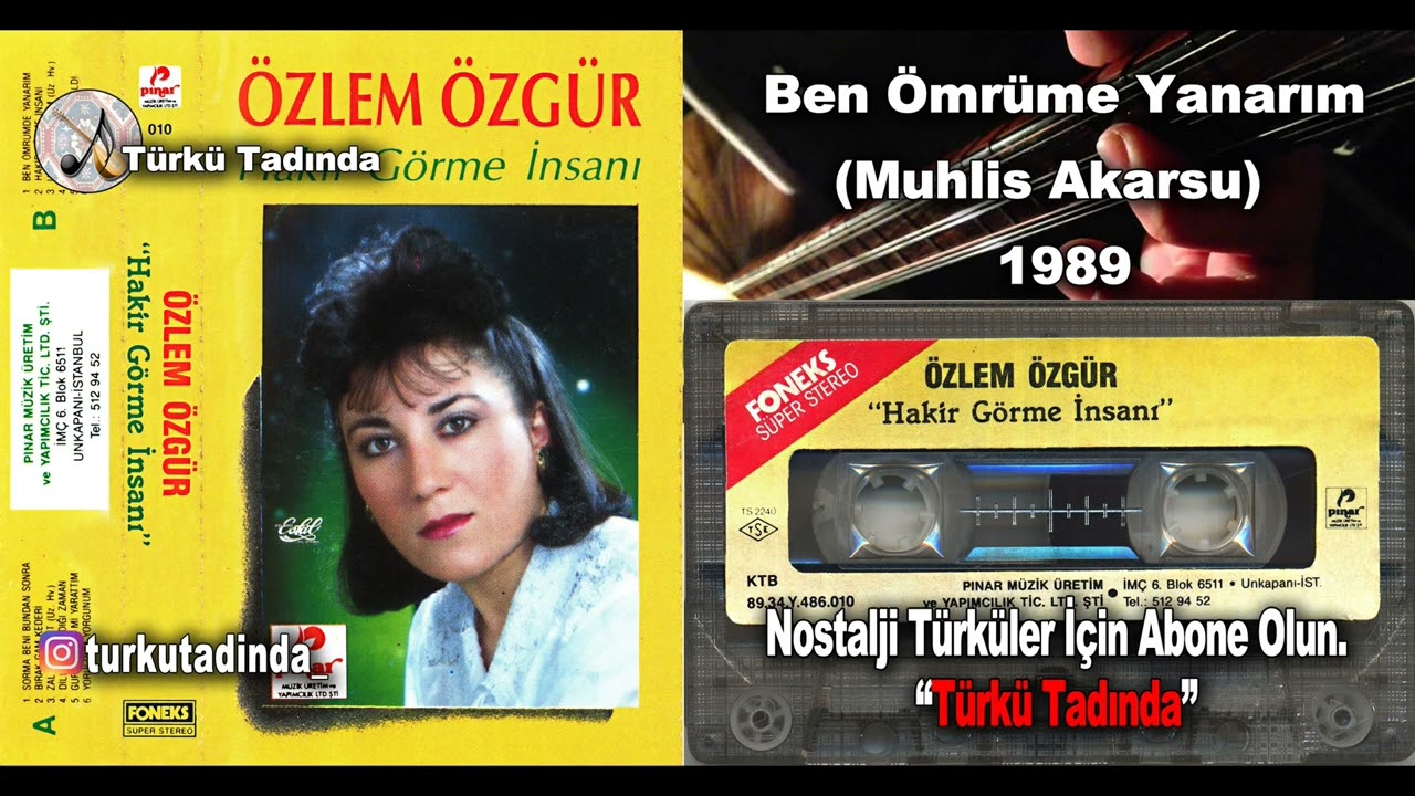 Özlem Özgür - Ben Ömrüme Yanarım (1989) [Yüksek Kalite]
